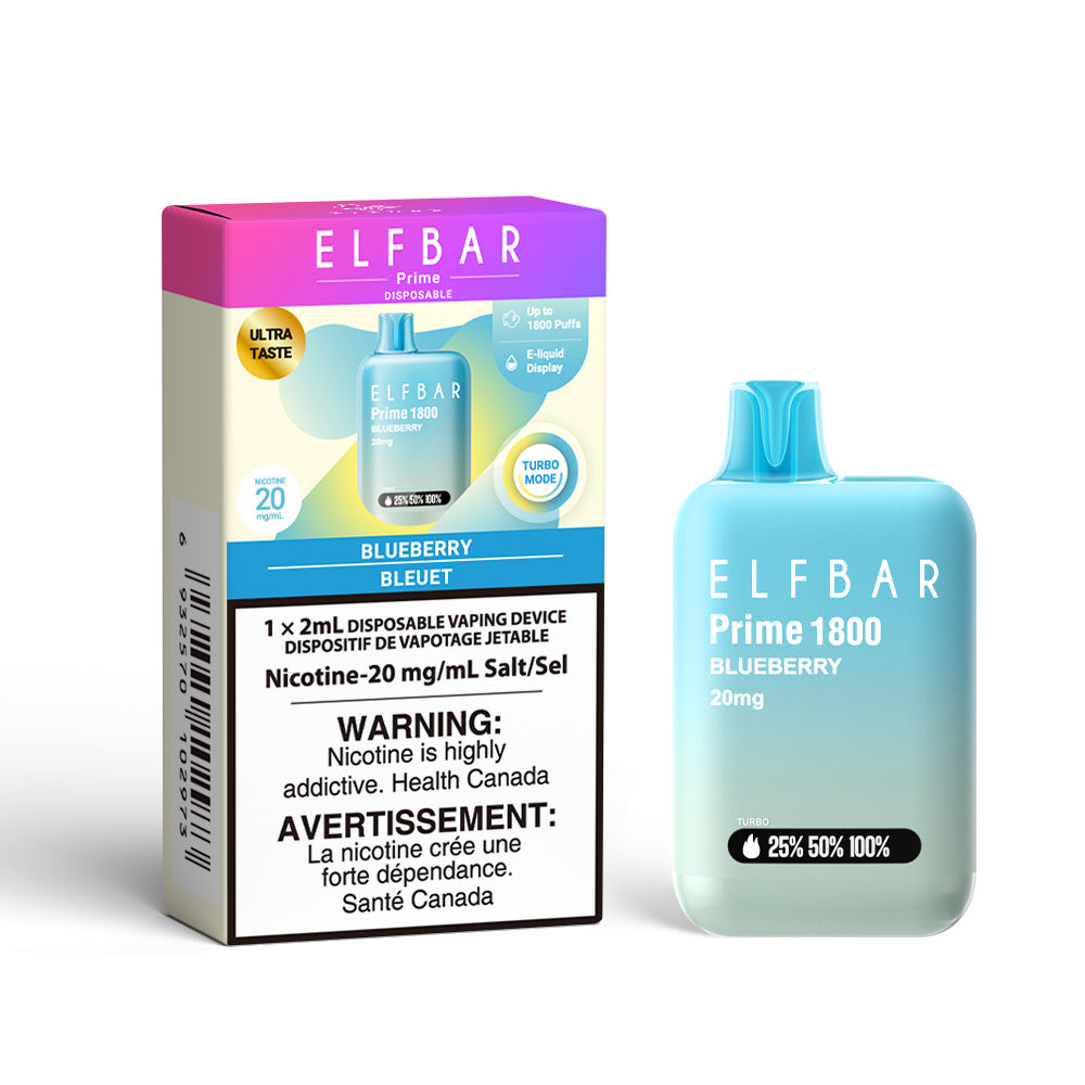 Prime 1800 Puffs | Blueberry Disposable Vape | ELFBAR Official Store ELFBAR Canada Prime 1800 Puffs | Blueberry Disposable Vape | ELFBAR Official Store ELFBAR Canada