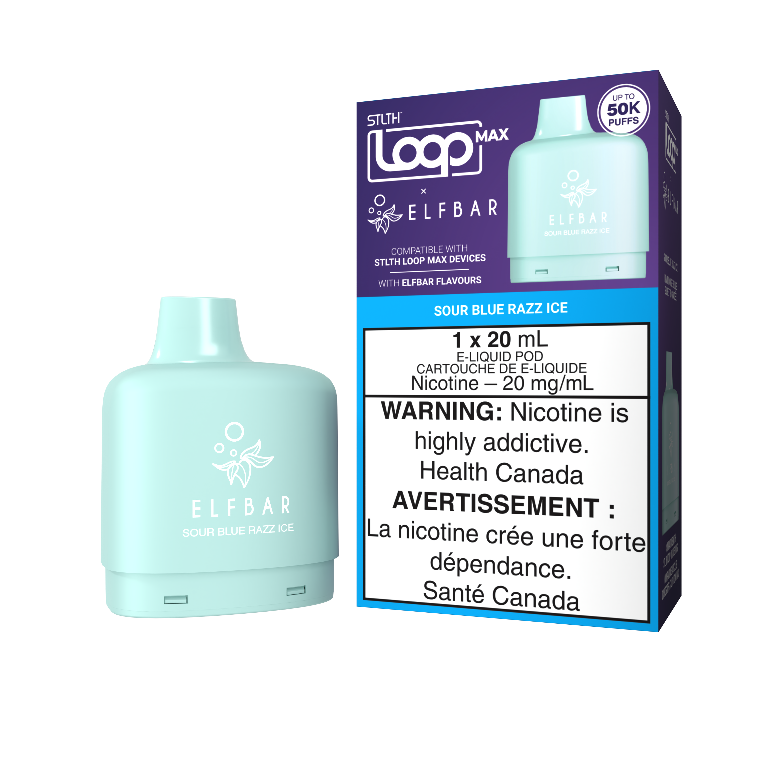 ELFBAR X STLTH LOOP Pod | Sour Blue Razz Ice | 50k Puff | Official Store ELFBAR Canada ELFBAR X STLTH LOOP Pod | Sour Blue Razz Ice | 50k Puff | Official Store ELFBAR Canada