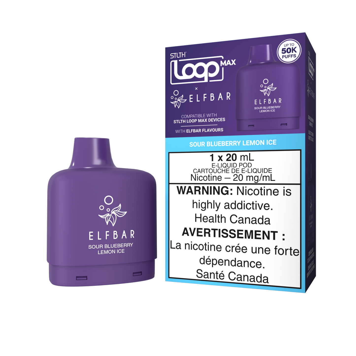 ELFBAR-STLTH-LOOP-MAX-50k-Puffs-Sour-Blueberry-Lemon-Ice-Disposable-Vape-Pod