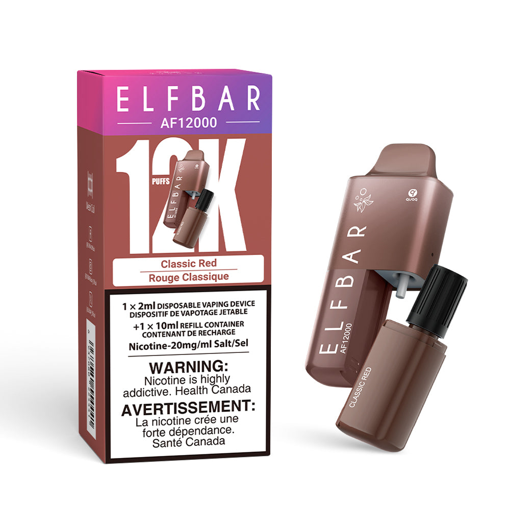 AF 12000 | Classic Red | Disposable Vape on Sale | ELFBAR Official Store ELFBAR Canada AF 12000 | Classic Red | Disposable Vape on Sale | ELFBAR Official Store ELFBAR Canada