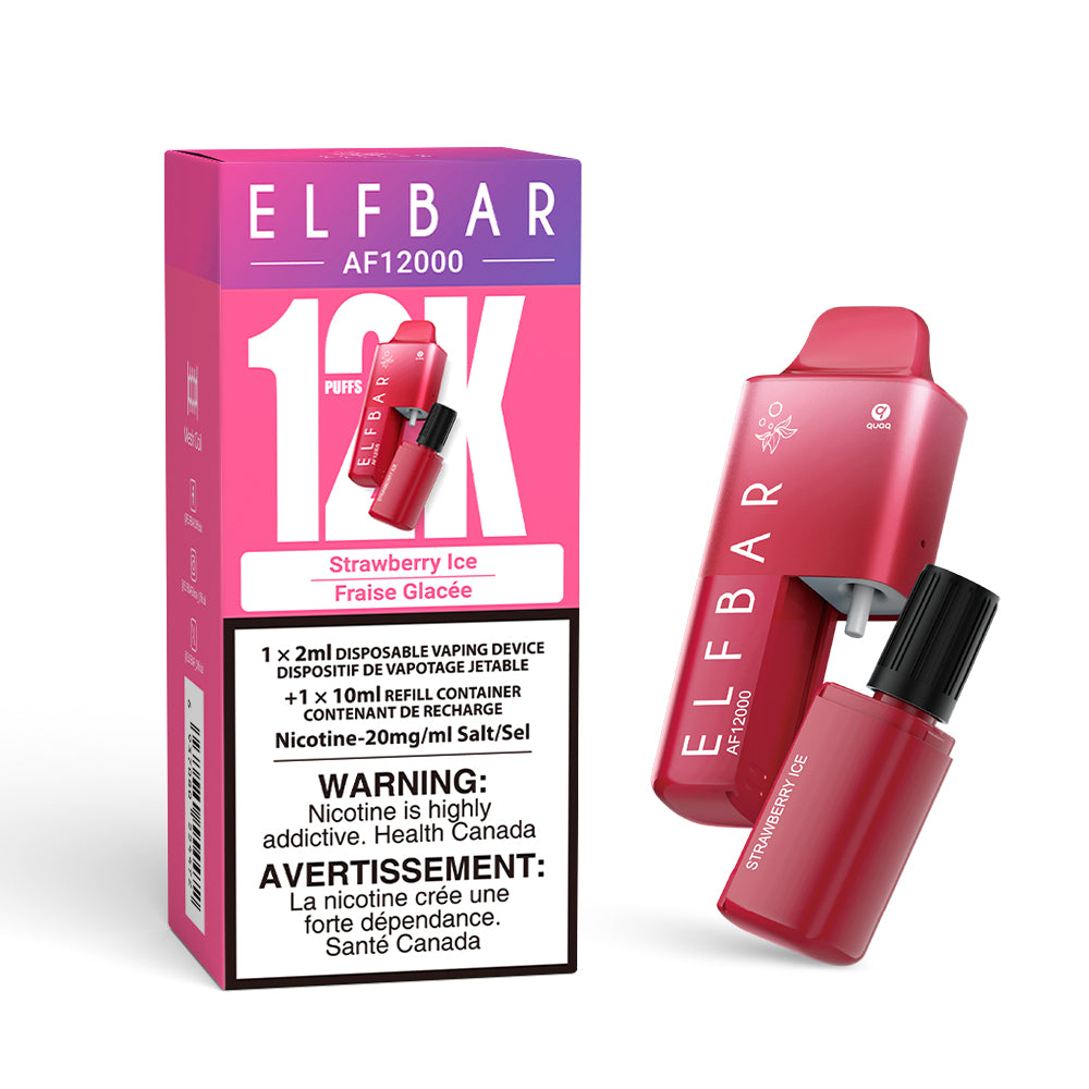 AF 12000 | Strawberry Ice | Disposable Vape on Sale | ELFBAR Official Store ELFBAR Canada AF 12000 | Strawberry Ice | Disposable Vape on Sale | ELFBAR Official Store ELFBAR Canada