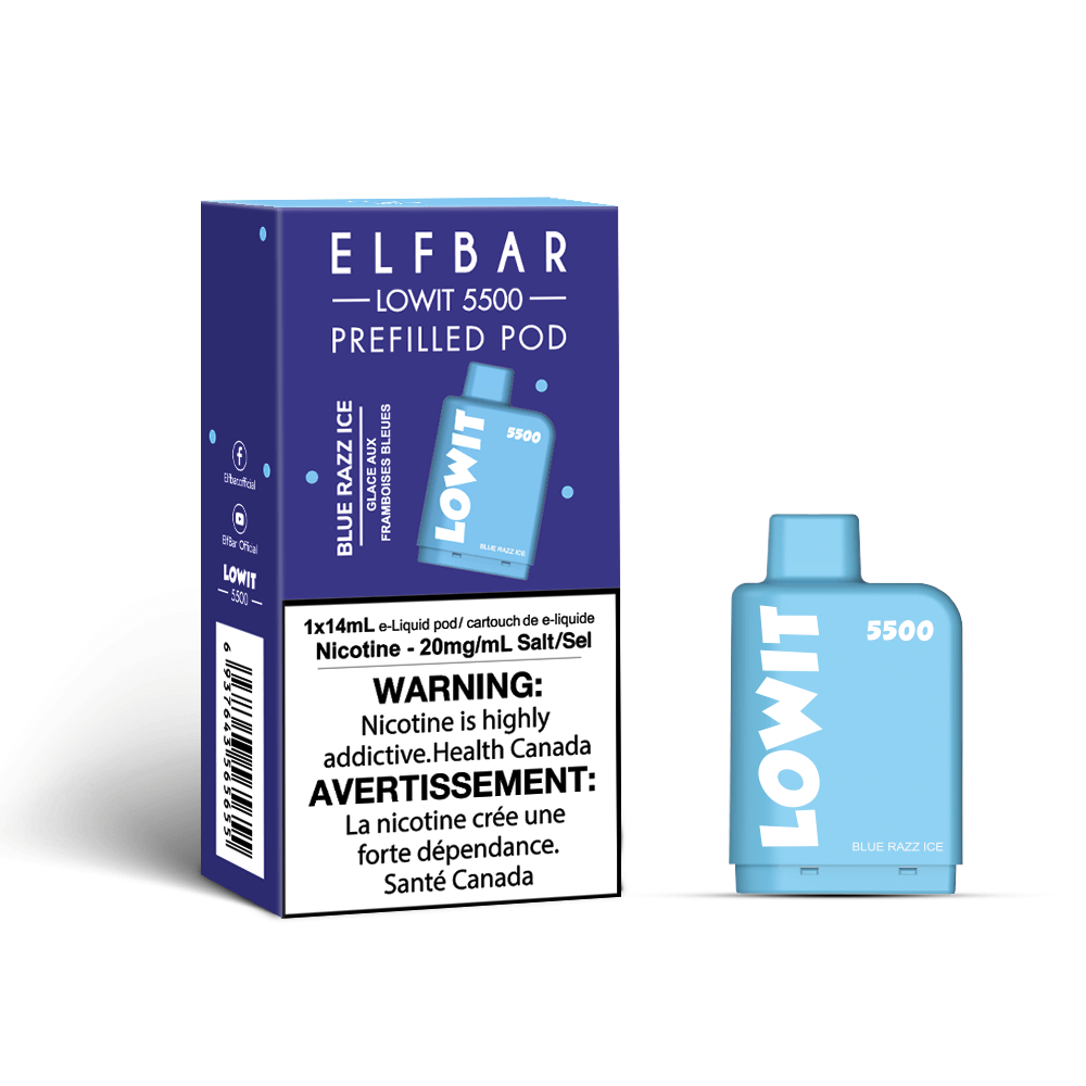 Lowit 5500 | Blue Razz Ice | Best Vape Pods on Sale | Elfbar Official Store ELFBAR Canada Lowit 5500 | Blue Razz Ice | Best Vape Pods on Sale | Elfbar Official Store ELFBAR Canada