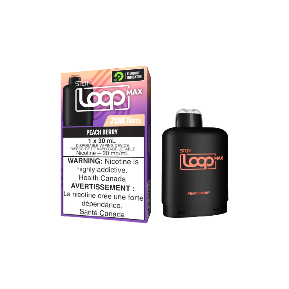 STLTH - LOOP Pod 30mL - Peach Berry