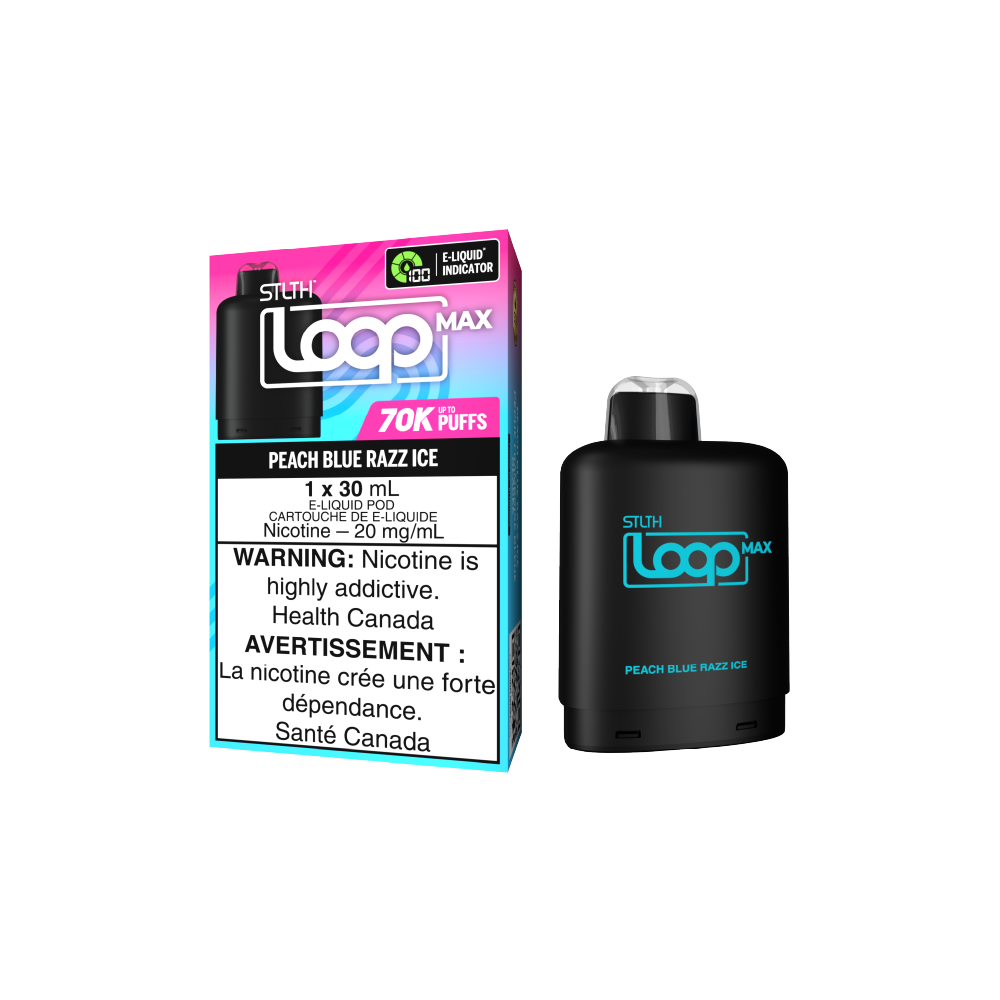 STLTH - LOOP Pod 30mL - Peach Blue Razz Ice