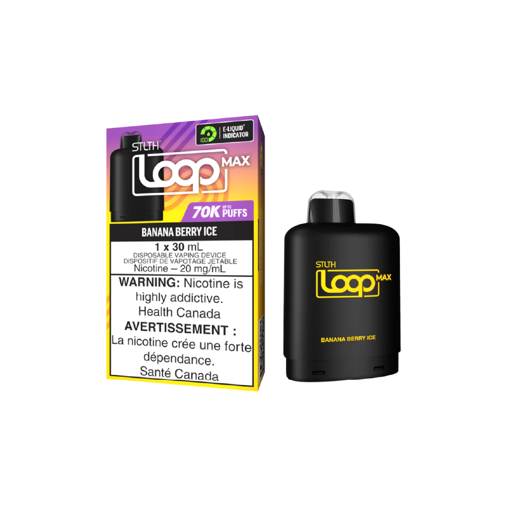 STLTH - LOOP Pod 30mL - Banana Berry Ice