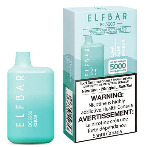 BC5000 | Clear | Disposable Vape on Sale | Elfbar Official Store ...