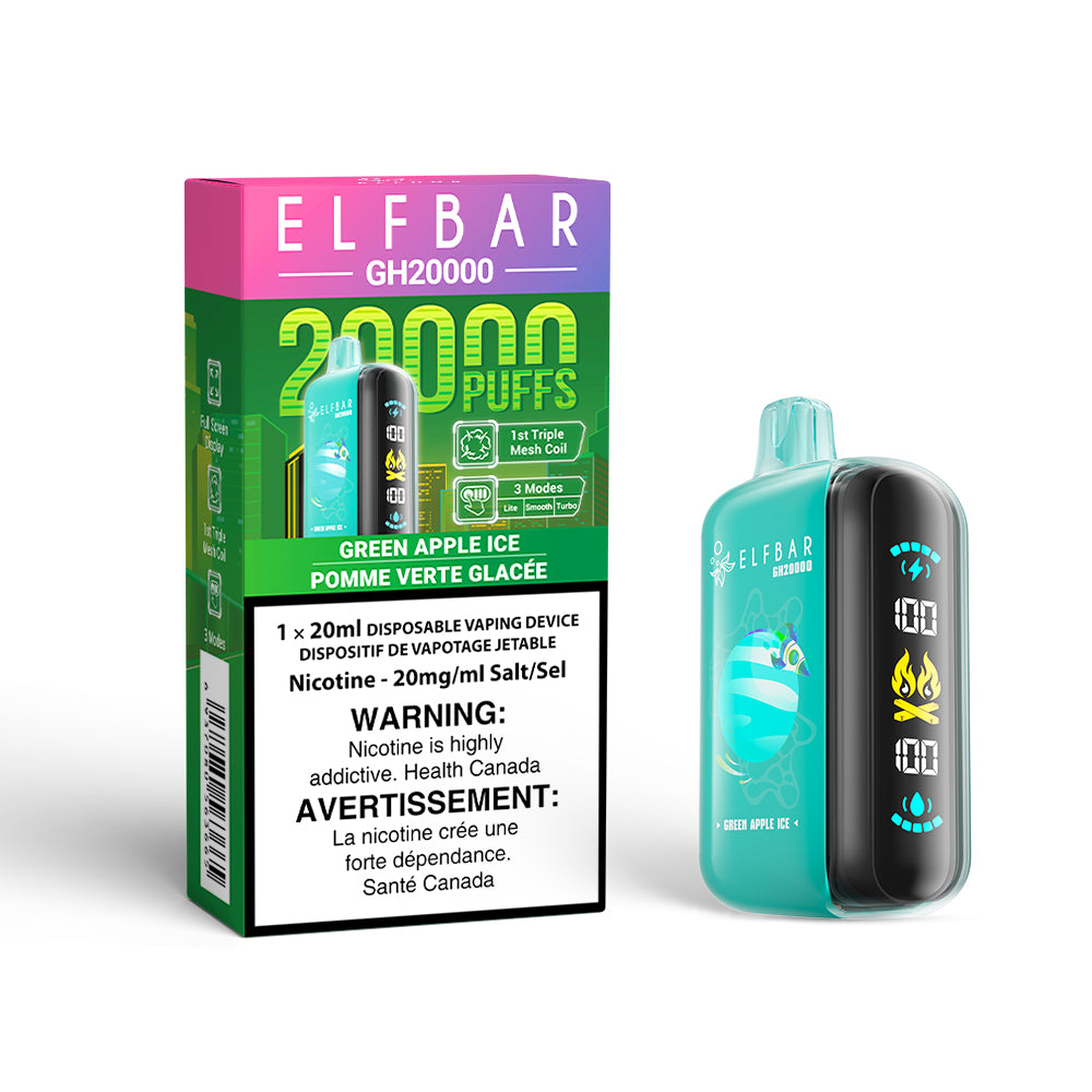 ELFBAR-GH-20000-Green-Apple-Ice-Disposable-Vape-Nic-Salts