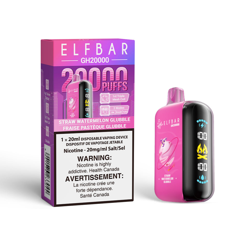 Elfbar GH 20000 - Straw Watermelon Glubble