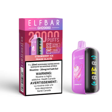Elfbar GH 20000 | Strawberry Ice | Disposable Vape on Sale | Elfbar  Official Store  ELFBAR Canada