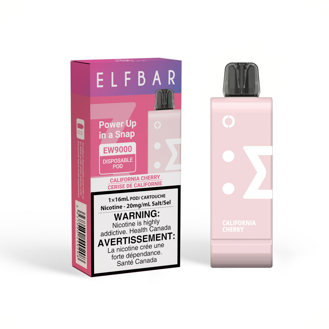 elfbar cherry pods EW9000 | California | Hybrid Pod Best prefilled replacement pods Blackberry cherry Flavor:Blueberry 20mg ELFBAR ELFA MASTER -