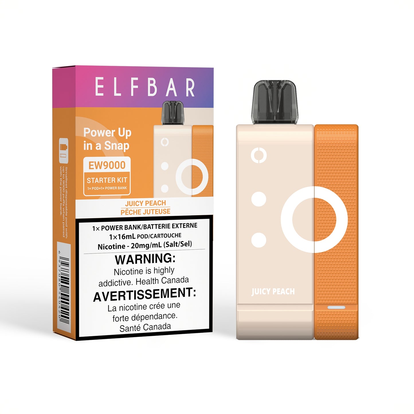 Elfbar-EW9000-Starter-Kit-Juicy-Peach-Hybrid-Pod