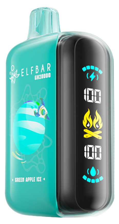 ELFBAR-GH-20000-Green-Apple-Ice-Disposable-Vape-Nic-Salts