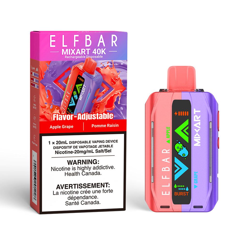 ELFBAR_MixArt40000_Disposable_Vape_Apple_Grape_Canada