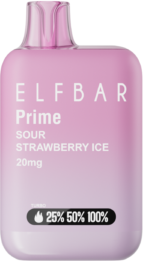 ELFBAR Prime 20mg - Sour Strawberry Ice