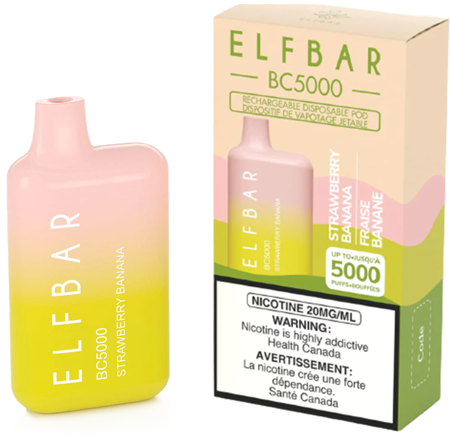 ELFBAR-BC-5000-Strawberry-banana-Vape-ShopElfBar