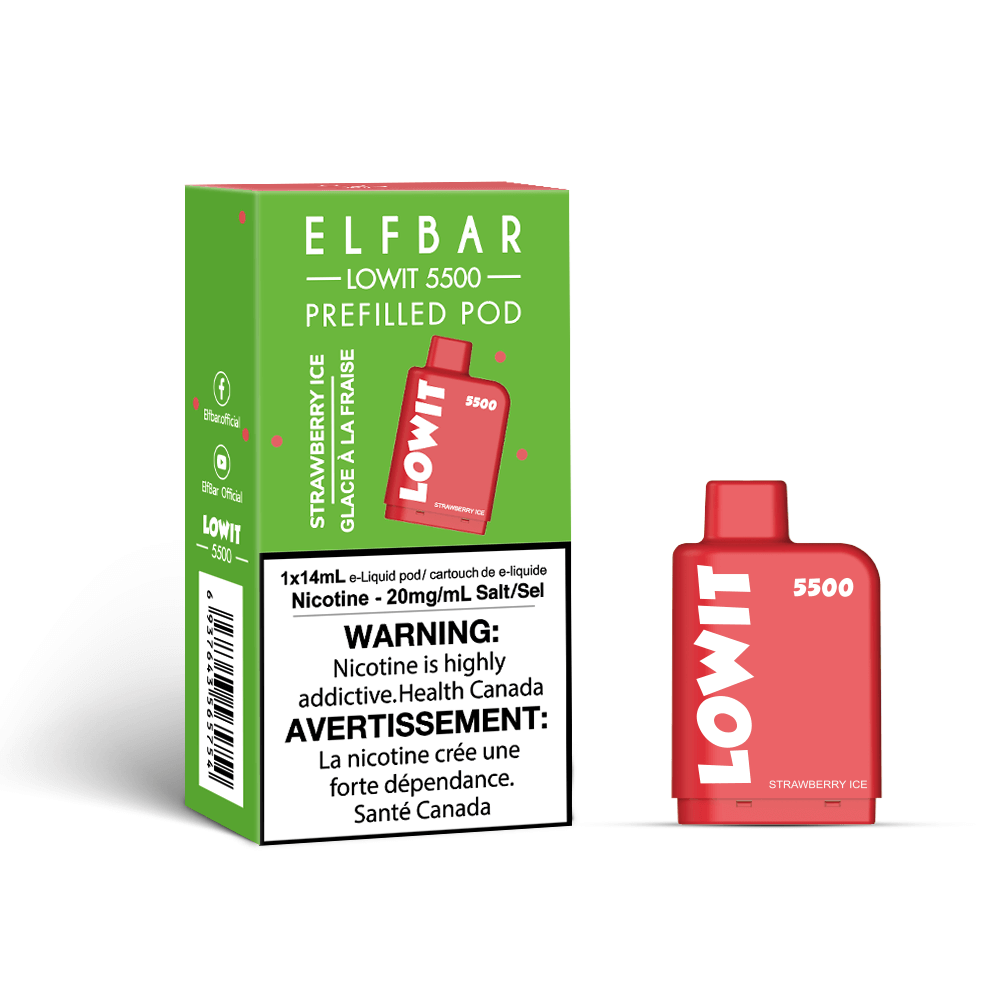 Lowit 5500 | Strawberry Ice | Best Vape Pods on Sale | Elfbar Official Store ELFBAR Canada Lowit 5500 | Strawberry Ice | Best Vape Pods on Sale | Elfbar Official Store ELFBAR Canada