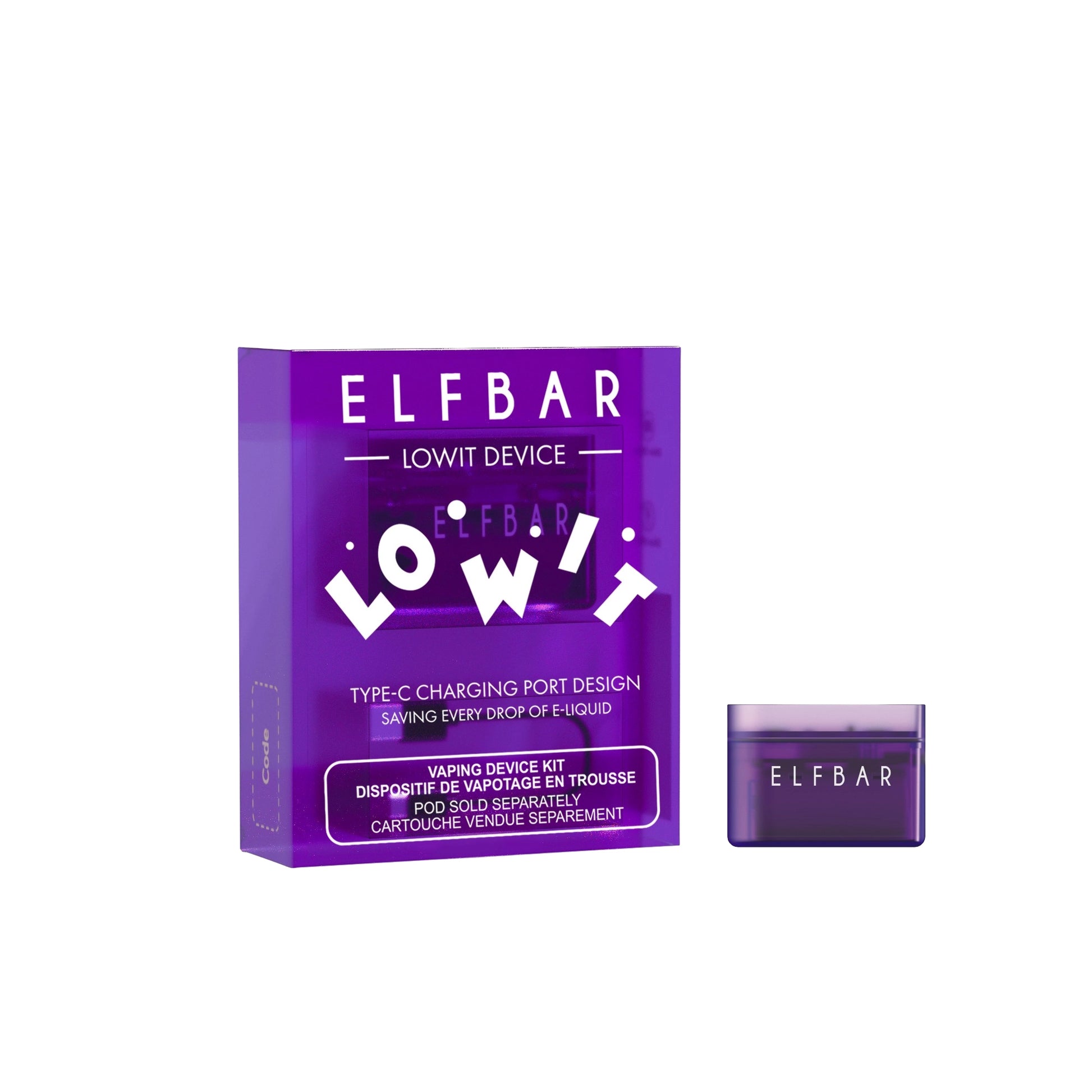 ELFBAR_Lowit_Pod_Vape_Battery_Device_Purple