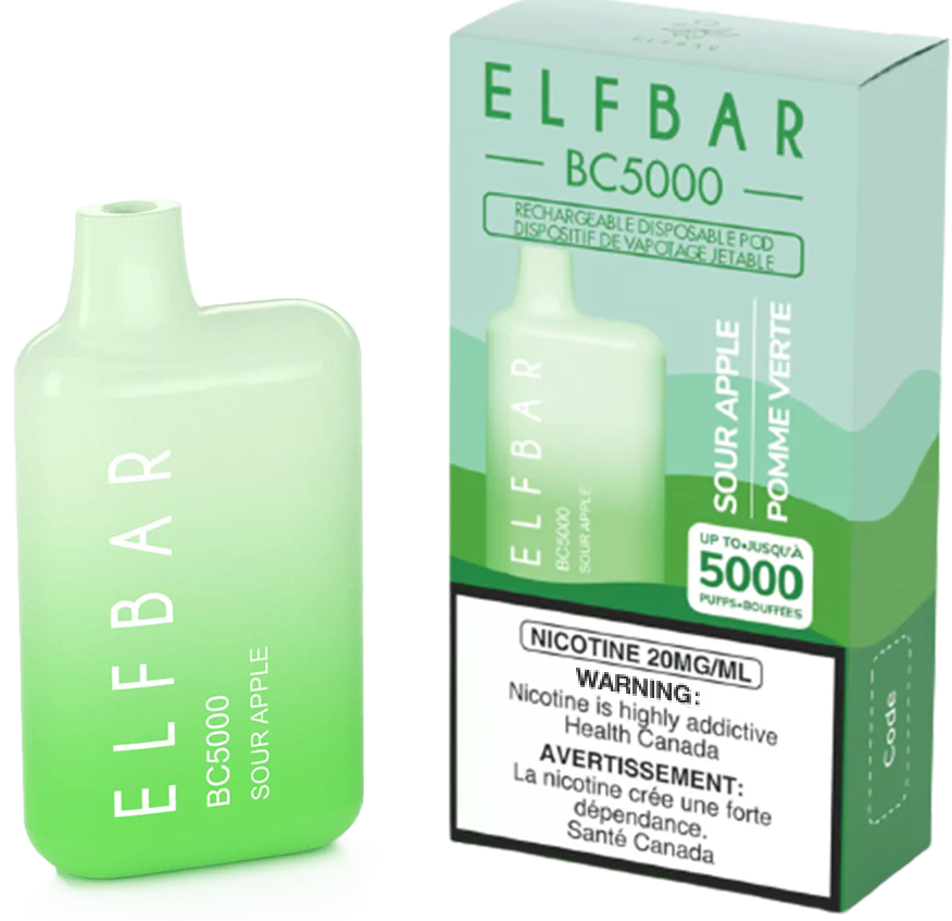 Elfbar_BC5000_Disposable_Sour_Apple_ShopElfBar