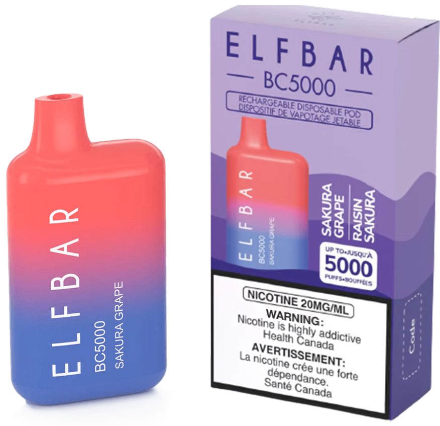 Elfbar_BC5000_Disposable_Vape_Sakure_Grape_ShopElfBar